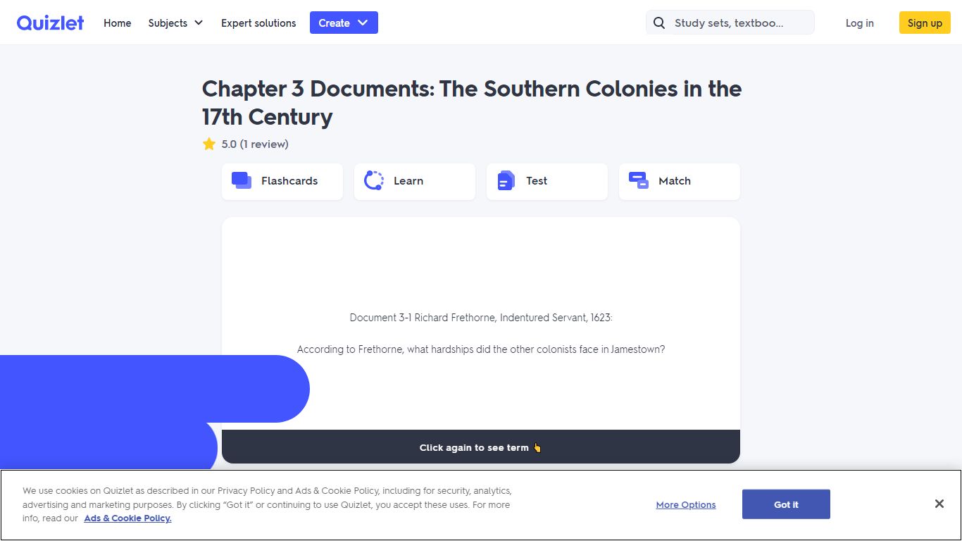 Chapter 3 Documents: The Southern Colonies in the 17th Century - Quizlet