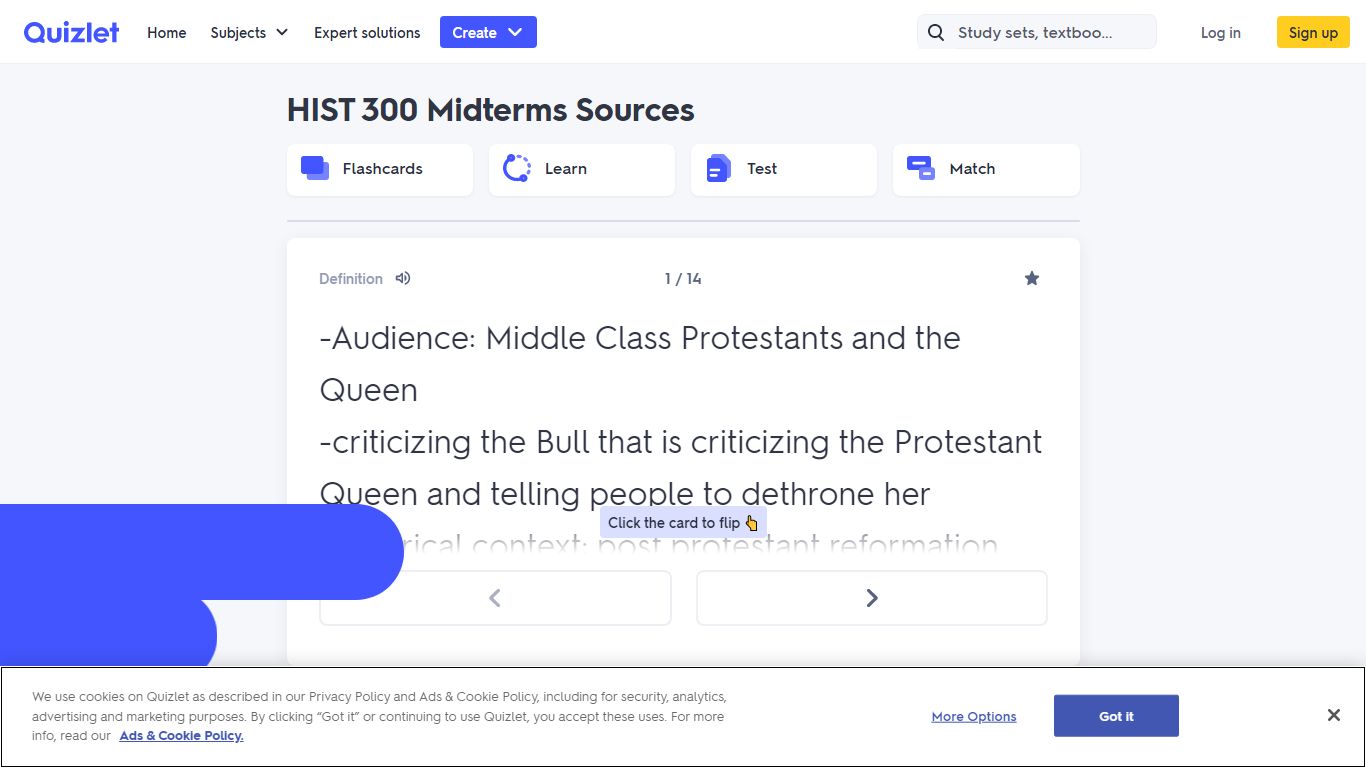 HIST 300 Midterms Sources Flashcards | Quizlet