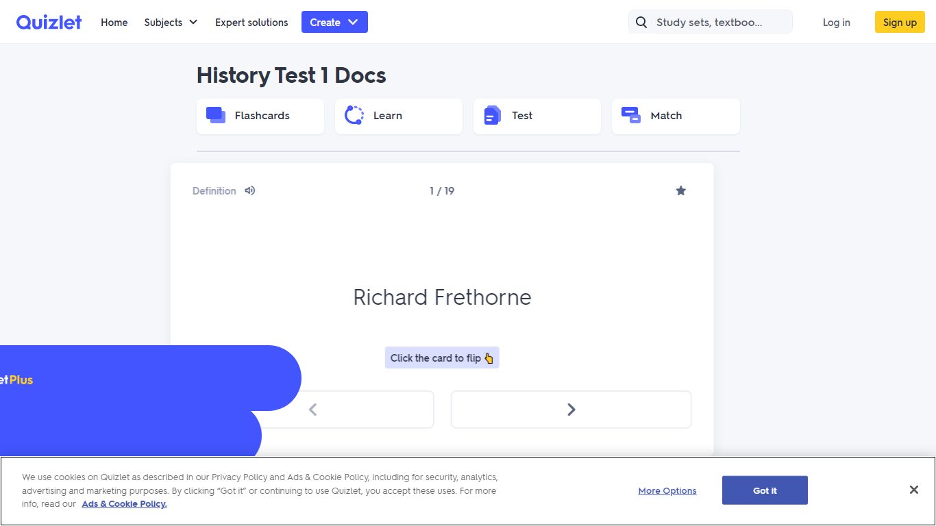 History Test 1 Docs Flashcards | Quizlet