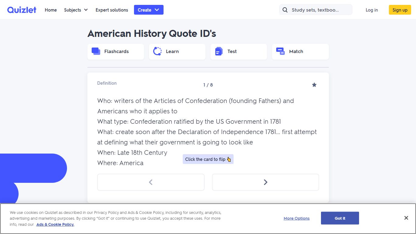 American History Quote ID's Flashcards | Quizlet